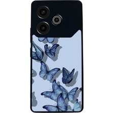 BG AKSESUAR Tecno Pova 6 Uyumlu Kelebek Tasarımlı Glossy Premium Kılıf