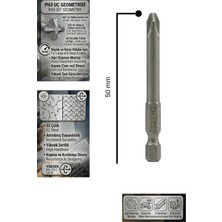 Vandor Bits Uç Matkap Ucu Tornavida Ucu Vidalama Ucu S2 Yüksek Kalite Çelik Sph3 50 - 637962027709