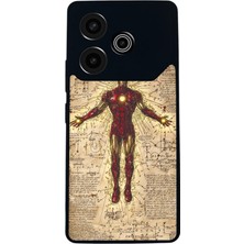 BG AKSESUAR Tecno Pova 6 Uyumlu  Iron Man ( Demir Adam ) Tasarımlı Glossy Premium Kılıf