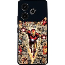 BG AKSESUAR Tecno Pova 6 Uyumlu Iron Man ( Demir Adam ) Tasarımlı Glossy Premium Kılıf