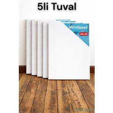 Yapay Çiçek Sitesi Standart Tuval 25X35 5li