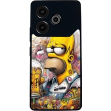 BG AKSESUAR Tecno Pova 6 Uyumlu The Simpsons Tasarımlı Glossy Premium Kılıf