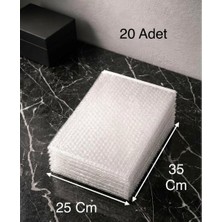 Aybaş Kağıtçılık 25X35 cm ( 20 Adet ) 90. gr Patpatlı Kargo Poşeti, E Ticaret Poşeti, Balonlu Naylon Poşeti