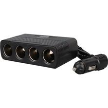 Keepro 12v-24v 4 port Araç çakmak çoğaltıcı 1 type c  1 usb şarj girişleri 120w