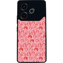 BG AKSESUAR Tecno Pova 6 Uyumlu Line Art Tasarımlı Glossy Premium Kılıf