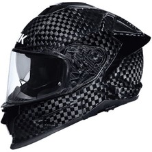 Smk Tıtan CARBON-S01 Kapalı Kask Mat