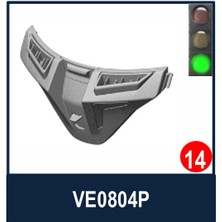 Shark Skwal I3 Çene Havalandırma VE0804-PB03TU-SIYAH