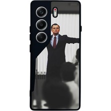 BG AKSESUAR Tecno Camon 40 Uyumlu Thewolf Tasarımlı Glossy Premium Kılıf