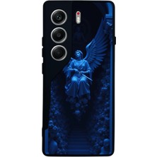 BG AKSESUAR Tecno Camon 40 Uyumlu Melek Tasarımlı Glossy Premium Kılıf