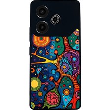 BG AKSESUAR Tecno Pova 6 Uyumlu Abstract Tasarımlı Glossy Premium Kılıf