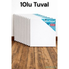 Yapay Çiçek Sitesi Standart Tuval 25X25 10LU