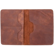 BloominBag Viaggio Voyager Brown Deri Pasaport ve Kart Kılıfı