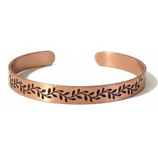 Güney Takı Store Zeytin Dalı Desenli Içi Dualı Ayarlanabilir Bakır Bileklik Süleyman Mührü Ayetel Kürsi Nazar Ayeti Nali Şerif