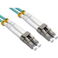 Alfafonet Lc/pc-Lc/pc Om3 Multimode Dupleks Patchcord 1 mt