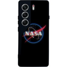 BG AKSESUAR Tecno Camon 40 Uyumlu Nasa Tasarımlı Glossy Premium Kılıf