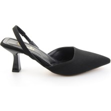 Bambi Mat Siyah  Kadın Klasik Topuklu Ayakkabı K01953004538