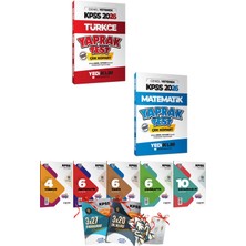 2026 Kpss Yediiklim Yayınları Türkçe ve Matematik Yaprak Test Seti + 7li Branş Deneme Seti