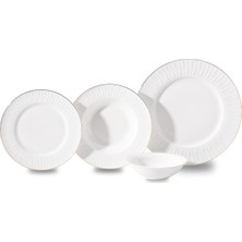 Korkmaz Viyana Collection 53 Parça Gold Yemek Takımı A9871