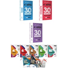 2026 E-Kpss Yediiklim Yayınları Tarih Coğrafya Vatandaşlık 30 Deneme Seti + 7li Branş Deneme Seti