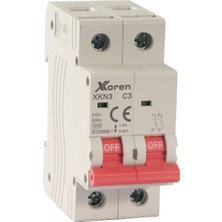 Xkoren 6ka 1p+N C Tipi 40A Otomatik Sigorta(1 Adet)