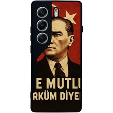 Tecno Camon 40 Uyumlu  Mustafa Kemal Ataturk Tasarımlı Glossy Premium Kılıf