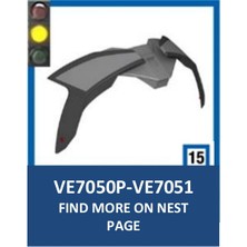 Shark Spartan Gt Güneş Camı Mekanizma KROM/FX7050/7051