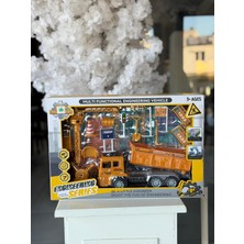Çınar Oyuncak Engıneerın Set Inşaat Kamyon Vinç Trafikışıklı SET15 PARÇA42X28CM