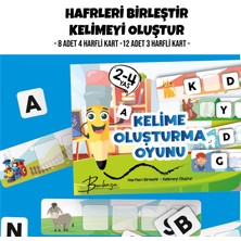 Bunbaza Okul Öncesi Kelime Oluşturma Okuma Öğrenme Oyunu , Benim Kelimelerim,  Kelime Bulma Oyunu