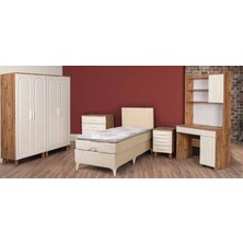 Yuvaset Home Bohem Genç Oda Takımı Çam Krem