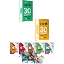 2026 E-Kpss Yediiklim Yayınları Türkçe ve Matematik 30 Deneme Seti + 7li Branş Deneme Seti