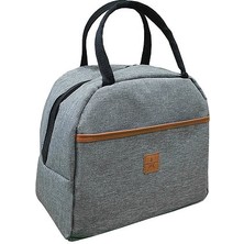 Saban Gri 9 Litre Kapasiteli Bayan Termal Soğuk Tutucu Çanta Piknik ve Kamp İçin Uygun