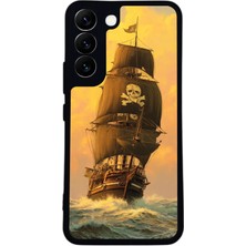 BG AKSESUAR Samsung Galaxy S22 Uyumlu Korsan Tasarımlı Glossy Premium Kılıf