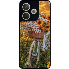BG AKSESUAR Oppo A5 Pro Uyumlu Cicek Tasarımlı Glossy Premium Kılıf