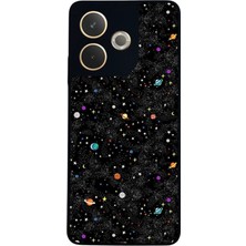 BG AKSESUAR Oppo A5 Pro Uyumlu Uzay Tasarımlı Glossy Premium Kılıf