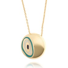 Cetaş Jewelry Cetaş Fortuna 14 Ayar Altın Mineli Kolye