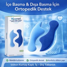 Wicromed ® Silikon Kumaş Kaplı Içe Basma Dışa Basma Ortopedik Tabanlık MT5048