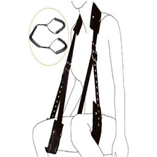 Candy Women Siyah  Esaret Kelepçesi Aksesuar