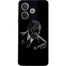 Oppo A5 Pro Uyumlu Mustafa Kemal Ataturk Tasarımlı Glossy Premium Kılıf