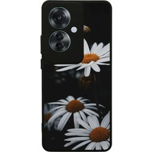 BG AKSESUAR Oppo Reno 11F Uyumlu Cicek Tasarımlı Glossy Premium Kılıf