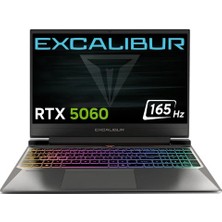 Casper Excalibur G870.1362-CF60X-C Intel Core I7 13620H 64GB 1tb SSD RTX5060 Freedos 15.6" 165Hz Taşınabilir Bilgisayar