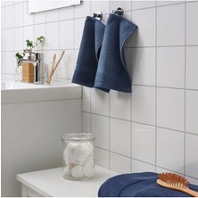 Ikea Fredrıksjön El Havlusu Koyu Mavi 30X30 cm