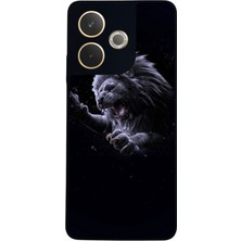 Oppo A5 Pro Uyumlu Aslan Tasarımlı Glossy Premium Kılıf