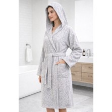 Emillie % 100 Pamuk Ihracat Fazlası Kırçıllı Unisex Bornoz - Yüksek Kalite