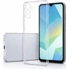 Bzontech Samsung Galaxy A16 4g / 5g Ile Uyumlu Kılıf Şeffaf Kamera Korumalı 3D