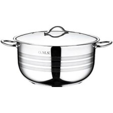 Oms Oms 2005.40 Derin Çelik Tencere 40X23 cm