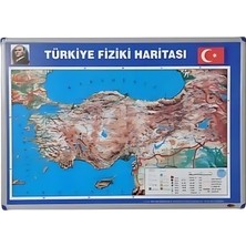 Panda Türkiye Fiziki Haritası (Alüminyum Çerçeve)