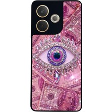 BG AKSESUAR Oppo A5 Pro Uyumlu Göz Tasarımlı Glossy Premium Kılıf