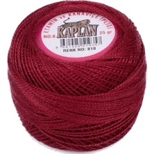 MidasTech Kaplan Etamin ve Kanaviçe Ipi 8 No Kod/renk: 818 - Royaleks Nemere