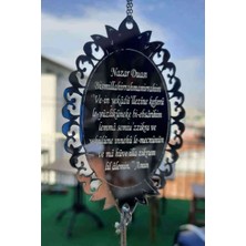 Küçükhome Parlak Gümüş Pleksi Araba Dikiz Aynası Süsü, Şık ve Zarif Tasarım