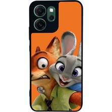 BG AKSESUAR Oppo Reno 14F Uyumlu Zootropolis Tasarımlı Glossy Premium Kılıf